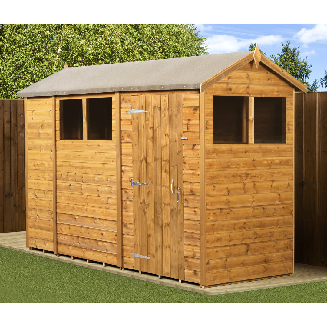 Empire Sheds 2000 Single Door Left Panel Tongue And Groove Pent Garden Shed 9 X 7Ft - Image 5