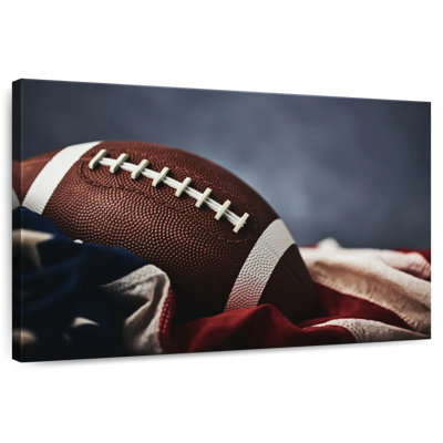 Football américain Sireci sur drapeau
