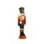 Soldat casse-noisette illuminé rouge 2 pi avec couronne, décoration de Noël à piles-52370288