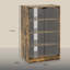 HOMCOM 4-Tier Hi-Fi Stand with Adjustable Shelves, Rustic Brown