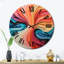 Charliese - Horloge murale abstraite-362859894
