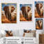«Carmine African Silent Force» sur toile-1841271473