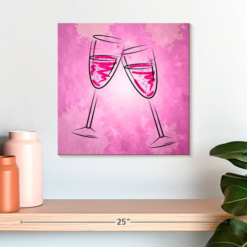 Verres à champagne Yarlin, H 16 po x l 16 po