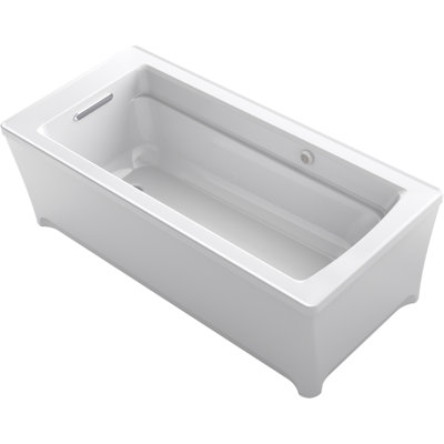 Archer 67-3/4" X 31-3/4" Freestanding Heated Bubblemassage Air Bath