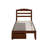 Elliana Solid Wood Platform Bed with Storage Drawers & Built-in Charging Station-81970973-81970974