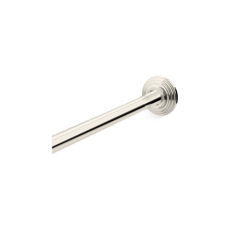 Expanse Curved Shower Rod - Traditional Design, Polished Nickel