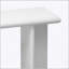 Table d'entrée avec pieds en forme de L, parfaite pour les couloirs, les salons et les vestibules, alliant style et fonctionnalité.-1077345586