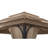 Sunjoy Polyester Replacement Canopy for 13 ft. x 13 ft. Gazebo, Polyester Fabric, Fit for Model LKJP2954, Brown
