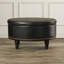 Faux Leather Ottoman-1158085221