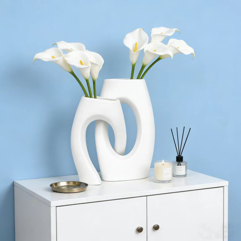 Ensemble de 2 vases en céramique