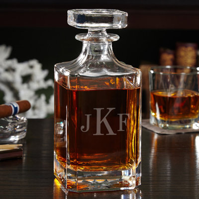 26oz. Glass Whiskey Decanter