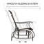Chaise berçante d'extérieur en métal-1407237248