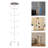 Coat And Hat Rack Stand With 4 Universal Wheels-1597486597