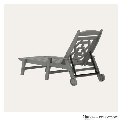 Chinoiserie Outdoor Chaise Lounge