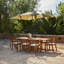 Sirmans 8 - Person Wood Patio Dining Set with Rectangular Table-547411075