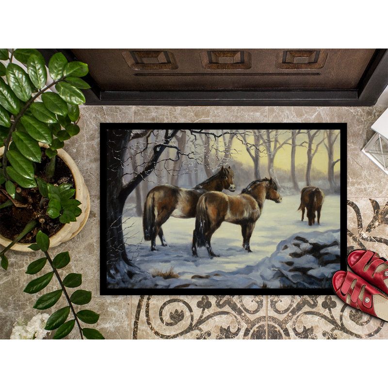 Non-Slip Outdoor Doormat, Rectangle 1'6" x 2'3"