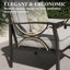 3-Piece Metal Patio Furniture Set