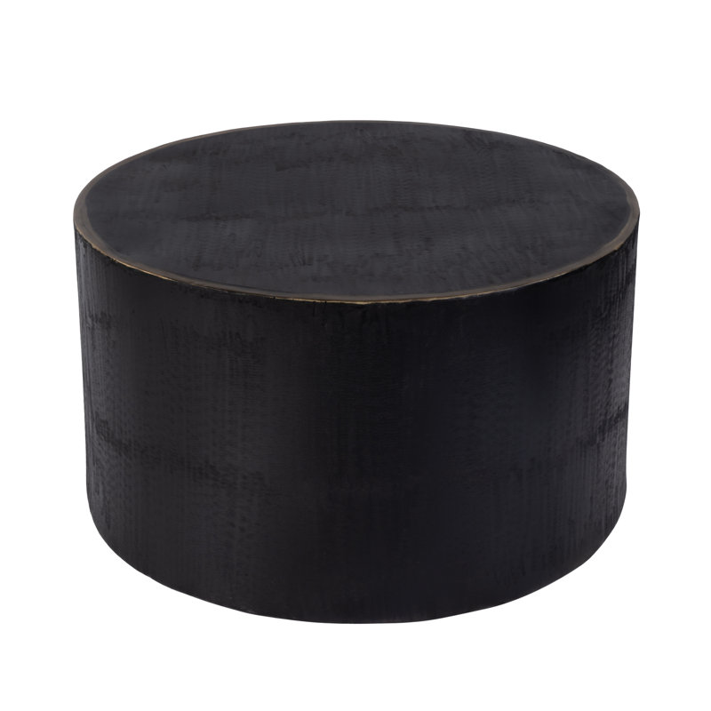 Tundra 31.5 in. W Round  Stainless Steel Coffee Table