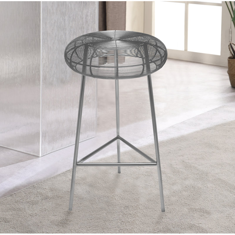 Tabouret de comptoir et de bar Tuscany Whitton, Argent, Hauteur du comptoir (hauteur de siège de 26,5 po)