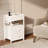 Modern Nightstand with Hidden Drawer and Charging Station-1364009610