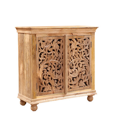 90cm Solid Wood Sideboard