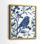 «Bluebird Silhouette I», reproduction encadrée de qualité supérieure - prête à être accrochée - aucun clou requis - aucun clou requis-1363071363-1363071362