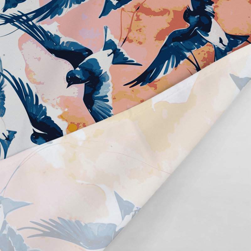 Tapisserie murale «Birds Welcome Swallow», 88 po x 104 po