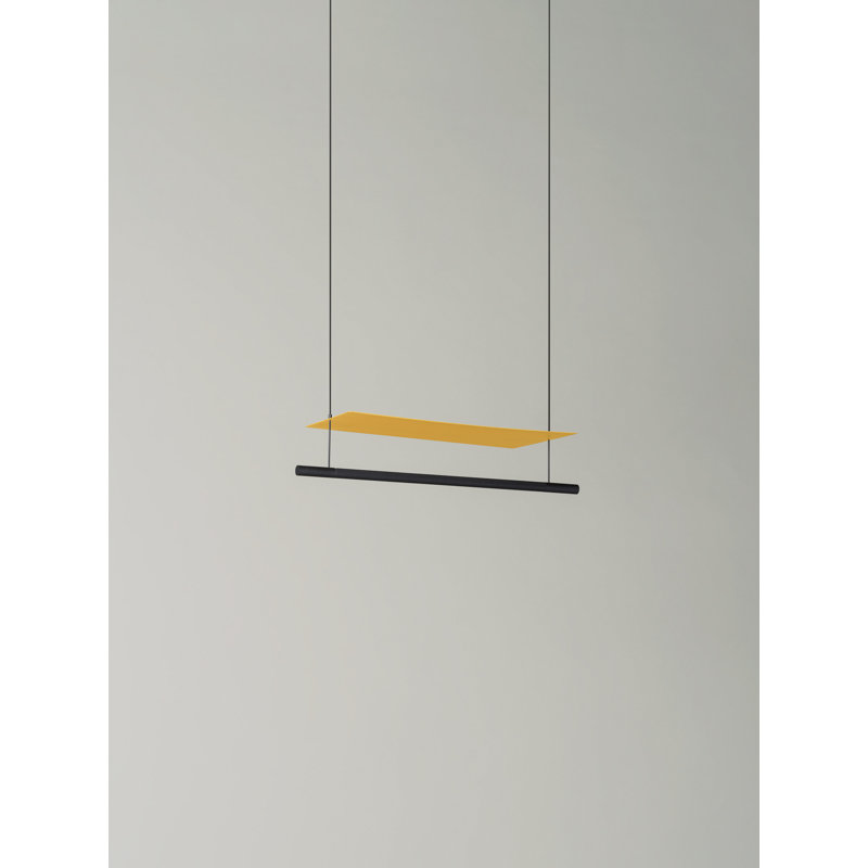 Lámina 45, 200.4" H x 23.1" W x 7.8" D, Gold, 18 W