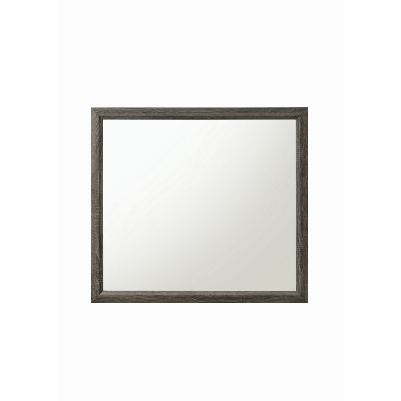 Valdemar Weathered Gray Finish Mirror