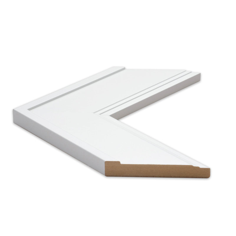 Ensemble de cadre pour miroir Eastland Miroir non inclus, 37 po x 49 po, Blanc