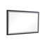 Miroir de salle de bain avec cadre en aluminium et éclairage à DEL-103520402-103520399