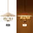 6-Light Hand-Woven Rattan Cone Pendant Chandelier-1229477563-1229477561