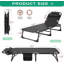 Lit de camp pliant avec matelas de 3,3 pouces à 2 côtés, lits de camping pliants avec sac de transport, portable-73018158