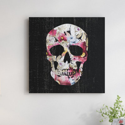 « pretty dead-crâne », impression sur toile