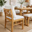 Ensemble de salle à manger en bois massif avec fauteuils Farmhouse