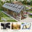 32X10 FT Walk-In Polycarbonate Greenhouse With Aluminum Frame, Lockable Door & Ventilation Window, Green House For Outdoors-128779090