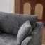Fauteuil d'appoint rembourré moderne de 43,9 pouces de largeur avec pieds en métal et coussins doubles pour une lecture confortable et une détente-139743850