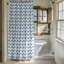 White Shapes - Rideau de douche Premium-37777813