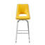 Bacarri Swivel Upholstered Counter Stool with Metal Frame-2096985572