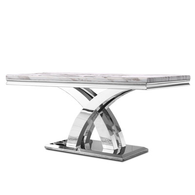 Adalid Metal Base Dining Table