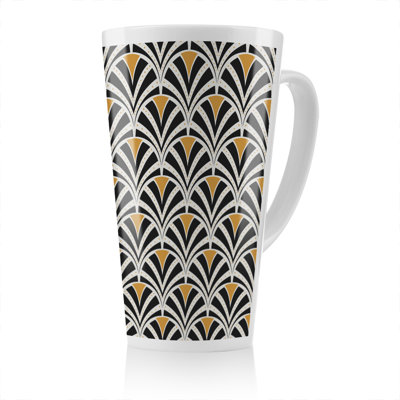 Shells Geometric Latte Mug