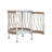 Bohemian Outdoor Side Table with Handwoven Rope and Glass Top