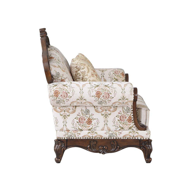 Causeuse Bennett en tissu beige