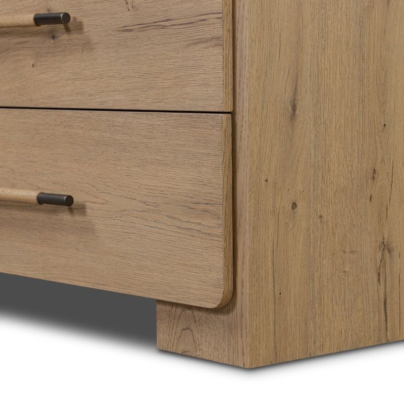 Eden 6 Drawer Dresser-Aged Smoked Oak