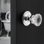 Classic Rosette with Crystal Door Knob-1055587132