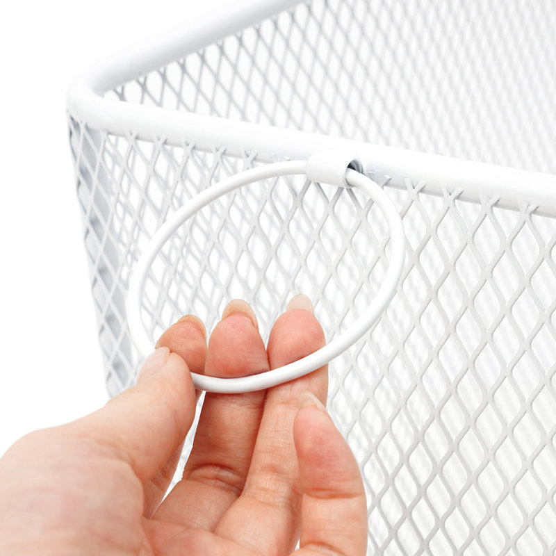 Panier à linge Mesh, Blanc