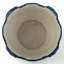 Porcelain Scallop Planter Tobacco Leaf