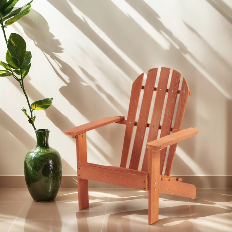 Wooden Garden Indoor Chair, Natural , Comfortable Seat For 3 - 10, Solid Wood Hemlock, Safe Outdoor, Easy Assembly, 19.5"D X 19"W 24"H, 80 Lbs Capacity Chair Made Of Wood, Flat Seat, Designed 10 Year