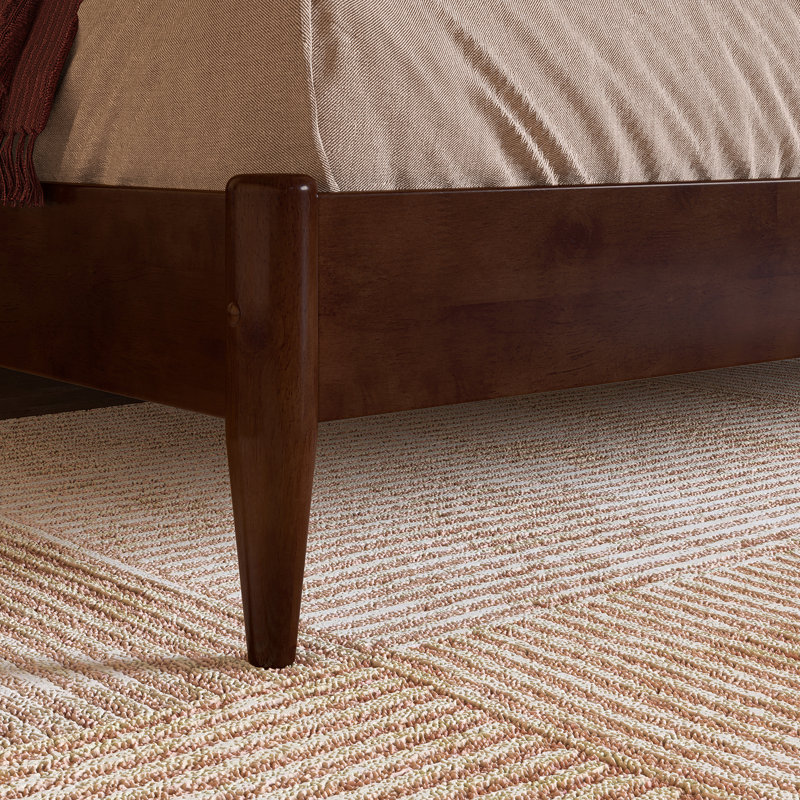 Aryonna Wood Panel Bed, Walnut, King