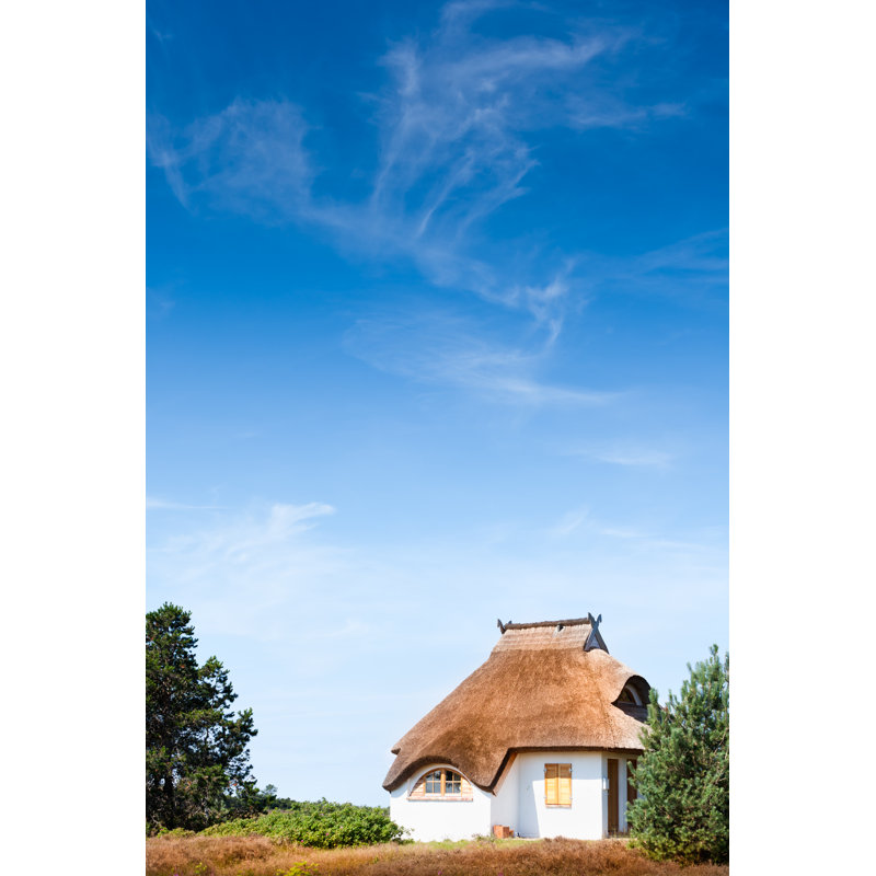 Thatched Cottage by FredFroese - Wrapped Canvas Print, 46cm H x 30cm W